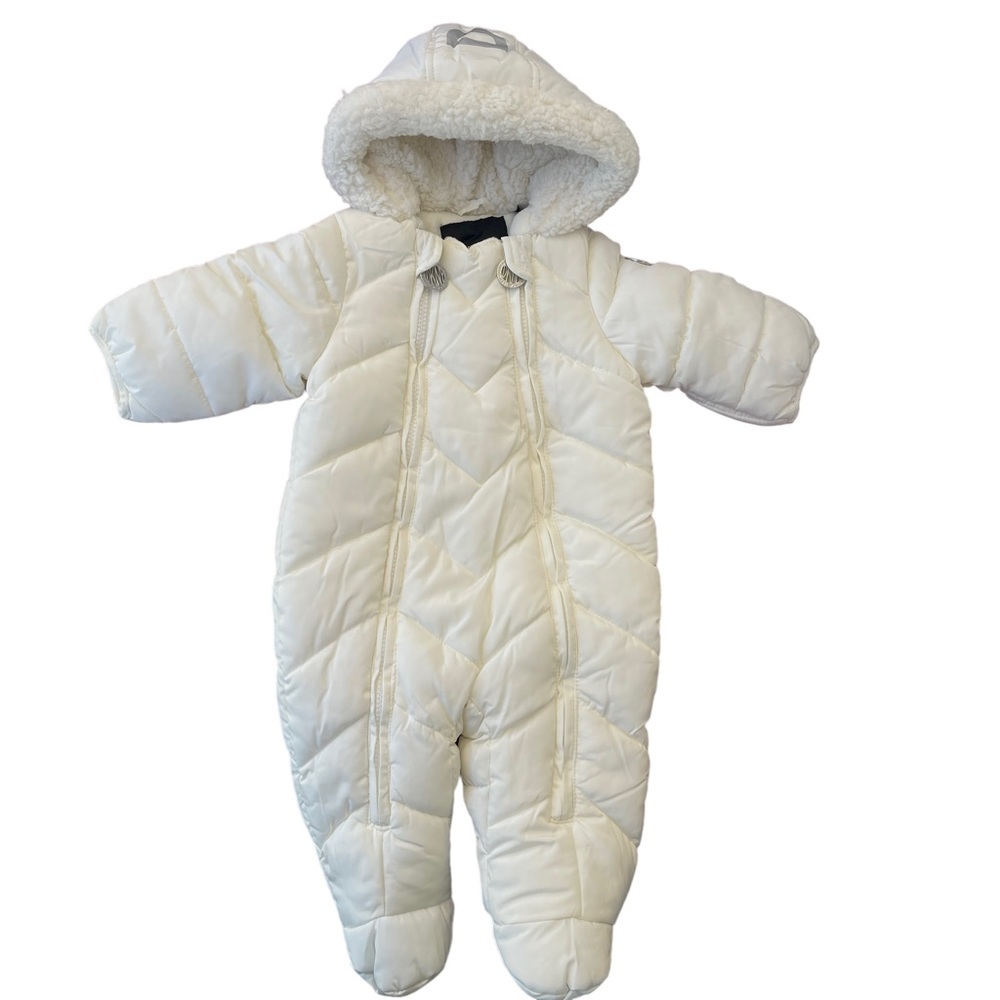 Dkny Baby Girls' Coats Dkny Pram Jumpsuit Quilted Polar Fleece Lined Snowsuit
